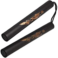 Asuthink Nunchakus de Cuerda para Artes Marciales- Nunchakus de gomaespuma Martial Art Sticks Espuma de Seguridad…